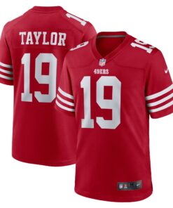 Trent Taylor San Francisco 49ers  Team Game Jersey   Scarlet