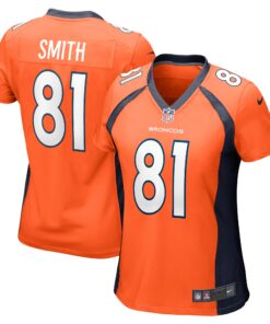 Tre_Quan Smith Denver Broncos  Women_s  Game Jersey   Orange