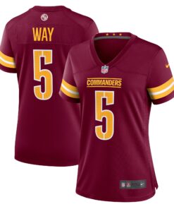 Tress Way Washington Commanders  Women_s  Game Jersey   Burgundy