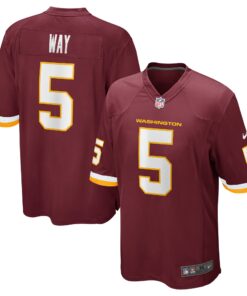 Tress Way Washington Football Team  Game Jersey  Burgundy