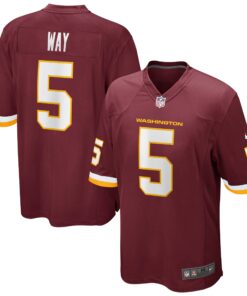 Tress Way Washington Football Team  Game Player Jersey  Burgundy