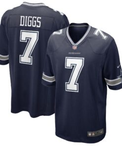 Trevon Diggs Dallas Cowboys  Game Jersey  Navy