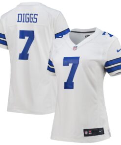 Trevon Diggs Dallas Cowboys  Women_s Game Jersey  White