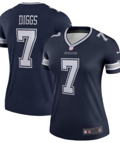 Trevon Diggs Dallas Cowboys  Women_s Legend Jersey  Navy