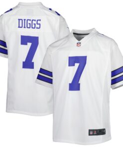 Trevon Diggs Dallas Cowboys  Youth Game Jersey  White