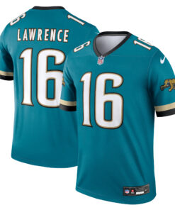 Trevor Lawrence Jacksonville Jaguars  Prowler Throwback Legend Jersey  Teal