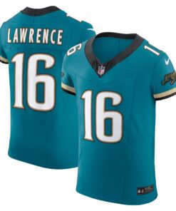 Trevor Lawrence Jacksonville Jaguars  Prowler Throwback Vapor F.U.S.E. Elite Jersey  Teal