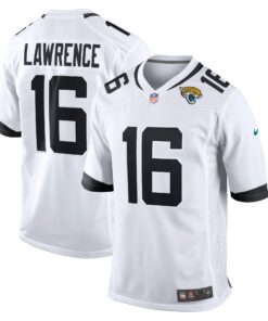 Trevor Lawrence Jacksonville Jaguars  White Game Jersey  White