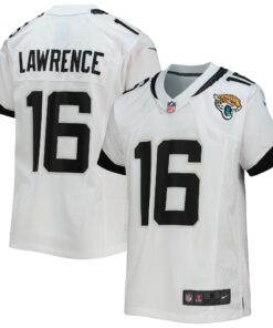 Trevor Lawrence Jacksonville Jaguars  Youth Game Jersey  White