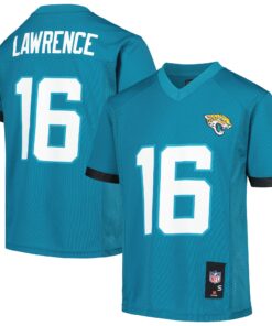Trevor Lawrence Jacksonville Jaguars Youth  Replica Player Jersey  Teal