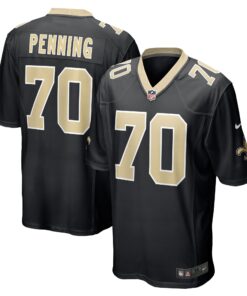 Trevor Penning New Orleans Saints  Game Player Jersey  Black