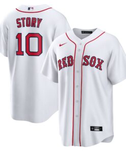 Trevor Story Boston Red SoxHome Replica Jersey  White