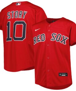 Trevor Story Boston Red SoxYouth Alternate Replica Player Jersey  Red