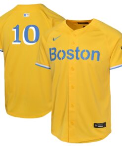Trevor Story Boston Red SoxYouth City Connect Limited Player Jersey  Gold