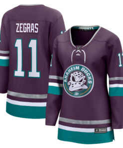 Trevor Zegras Anaheim Ducks Fanatics Women_s Alternate Premier Breakaway Player Jersey  Purple