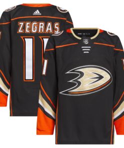 Trevor Zegras Anaheim Ducks Home Primegreen Authentic Player Jersey  Black