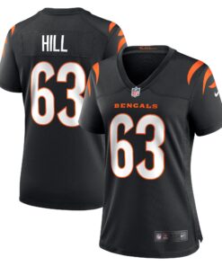 Trey Hill Cincinnati Bengals  Women_s Game Jersey  Black