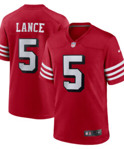 Trey Lance San Francisco 49ers  Alternate Game Jersey  Scarlet