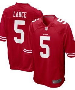 Trey Lance San Francisco 49ers  Game Jersey  Scarlet