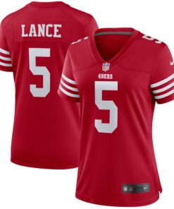 Trey Lance San Francisco 49ers  Women_s Player Jersey  Scarlet