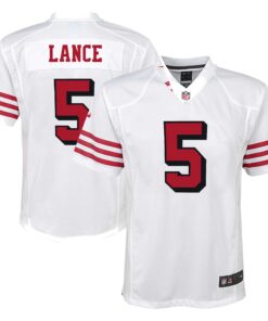 Trey Lance San Francisco 49ers  Youth Game Jersey  White