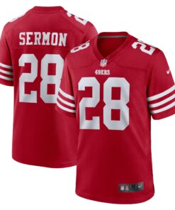 Trey Sermon San Francisco 49ers  Player Game Jersey  Scarlet
