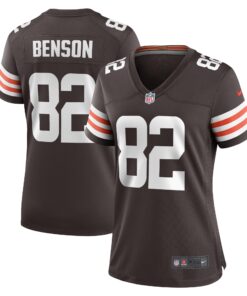 Trinity Benson Cleveland Browns  Women_s Team Game Jersey   Brown