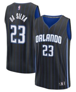 Tristan da Silva Orlando Magic Fanatics 2024 NBA Draft Fast Break Player Jersey - Icon Edition - Black
