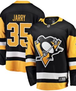 Tristan Jarry Pittsburgh Penguins Fanatics Home Breakaway Player Jersey  Black