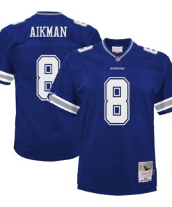Troy Aikman Dallas Cowboys Mitchell amp Ness Infant 1996 Retired Legacy Jersey  Navy