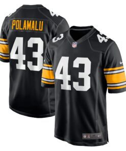Troy Polamalu Pittsburgh Steelers  Retired Player Jersey  Black