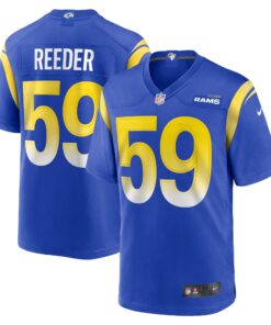 Troy Reeder Los Angeles Rams  Team Game Jersey   Royal