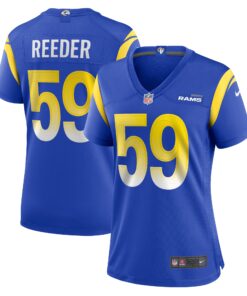 Troy Reeder Los Angeles Rams  Women_s Team Game Jersey   Royal