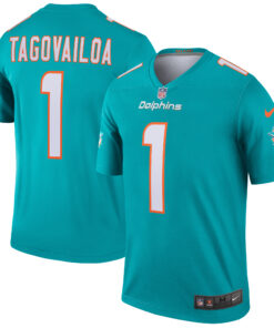 Tua Tagovailoa Miami Dolphins  Legend Jersey  Aqua