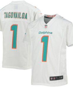 Tua Tagovailoa Miami Dolphins  Youth Game Jersey  White