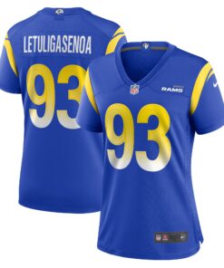 Tuli Letuligasenoa Los Angeles Rams  Women_s Game Jersey   Royal