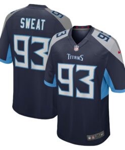 T_Vondre Sweat Tennessee Titans  Team Game Jersey   Navy