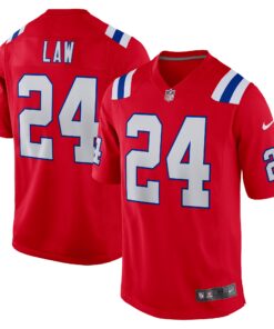 Ty Law New England Patriots  Retired Player Alternate Game Jersey  Red
