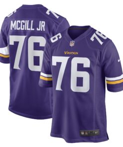T.Y. McGill Jr. Minnesota Vikings  Game Player Jersey  Purple