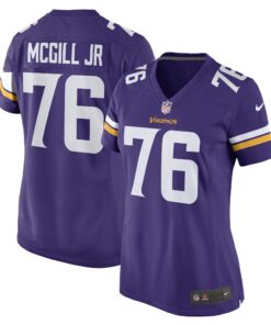 T.Y. McGill Jr. Minnesota Vikings  Women_s Game Player Jersey  Purple