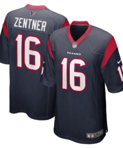 Ty Zentner Houston Texans  Team Game Jersey   Navy
