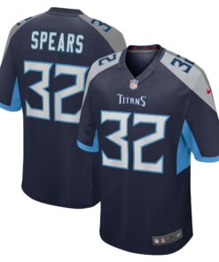 Tyjae Spears Tennessee Titans  Team Game Jersey   Navy