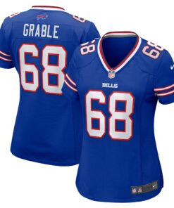 Tylan Grable Buffalo Bills  Women_s Game Jersey   Royal