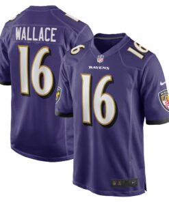 Tylan Wallace Baltimore Ravens  Game Jersey  Purple