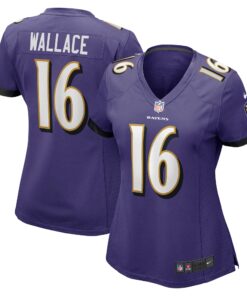 Tylan Wallace Baltimore Ravens  Women_s Game Jersey  Purple