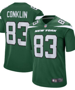 Tyler Conklin New York Jets  Game Jersey  Gotham Green