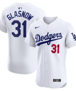 Tyler Glasnow Los Angeles DodgersHome Elite Player Jersey  White