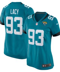 Tyler Lacy Jacksonville Jaguars  Women_s Team Game Jersey   Teal