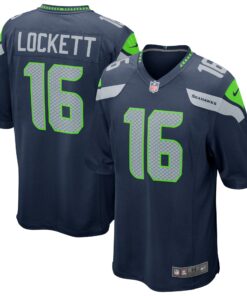 Tyler Lockett Seattle Seahawks  Game Jersey  College Navy