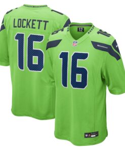 Tyler Lockett Seattle Seahawks   Game Jersey  Neon Green
